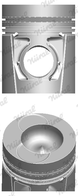 MOTOR PİSTON SEGMAN 130MM 310/350HP